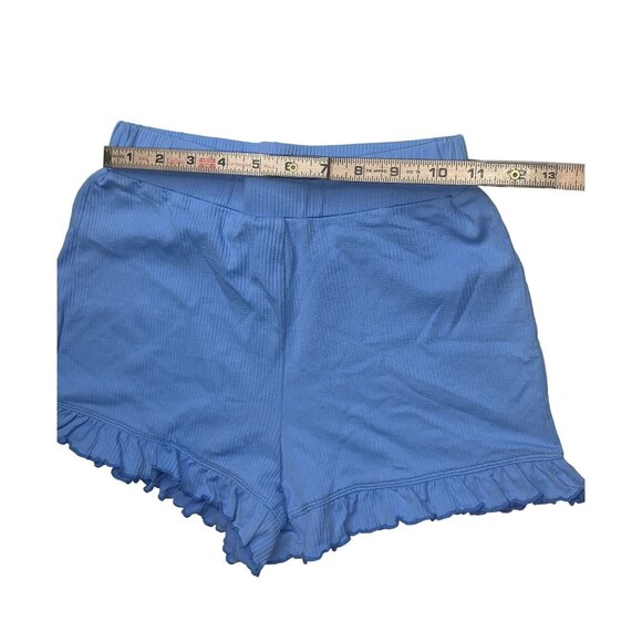 HALARA Light Blue Ruffle Hem Shorts XS - Comfortable Nylon & Elastane Blend - Picture 5 of 6